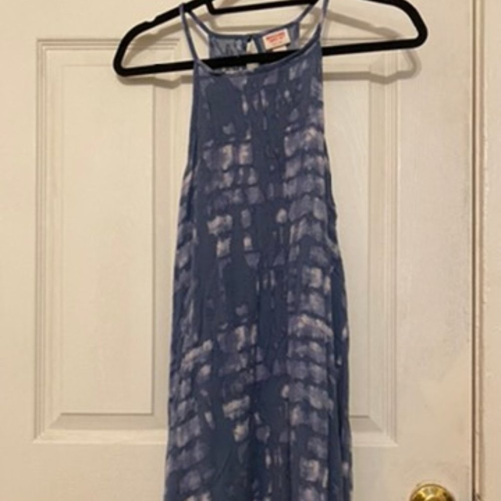 Blue Tie Dye Dress